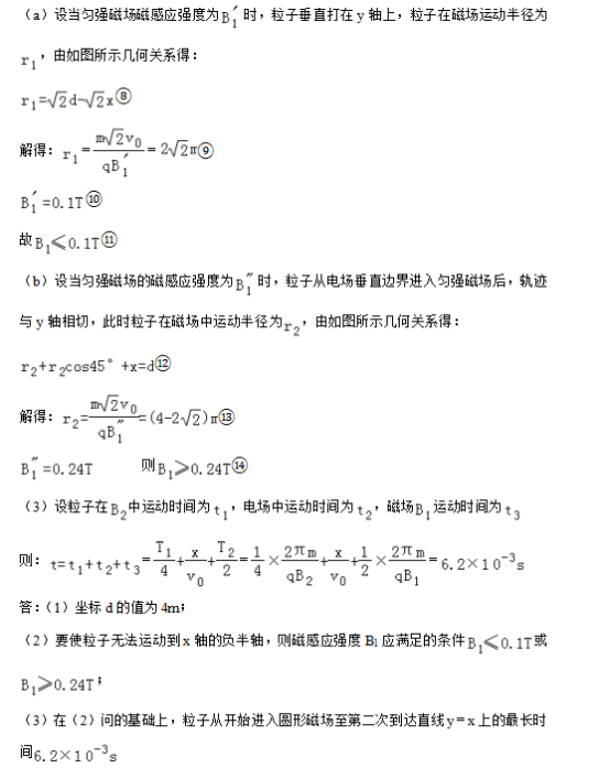 2019天津高考物理冲刺押题卷（含答案）