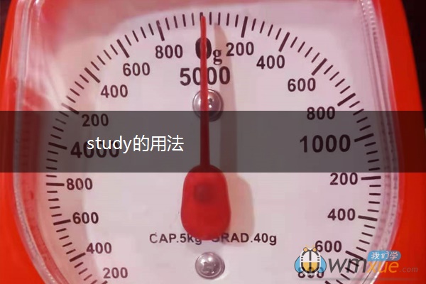 study的用法