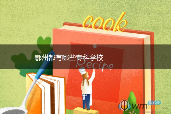 鄂州都有哪些专科学校