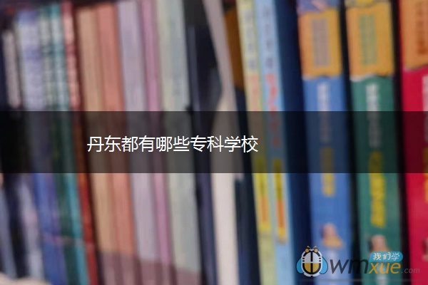 丹东都有哪些专科学校