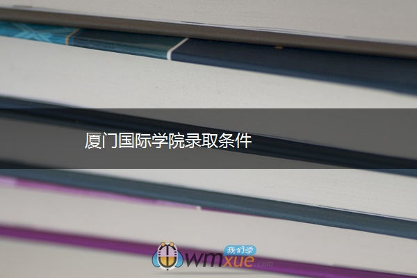 厦门国际学院录取条件