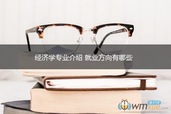 经济学专业介绍 就业方向有哪些