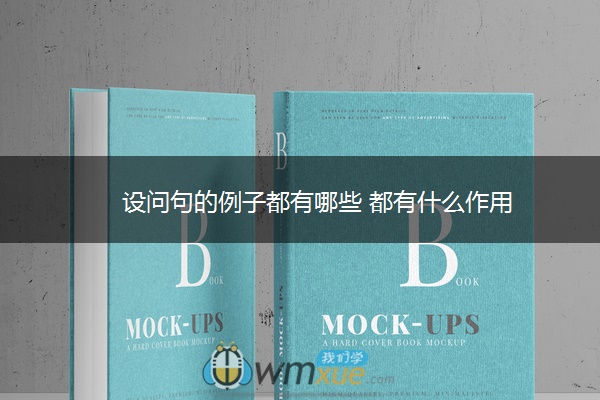 设问句的例子都有哪些 都有什么作用