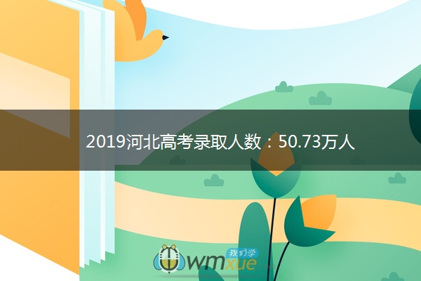2019河北高考录取人数：50.73万人