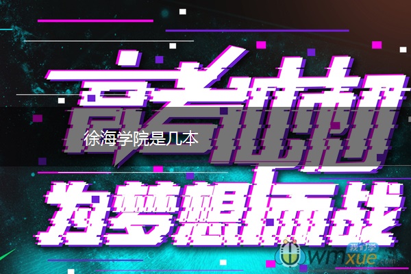 徐海学院是几本