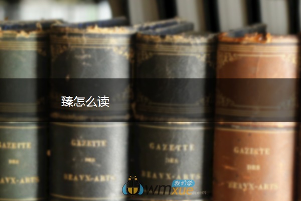 臻怎么读