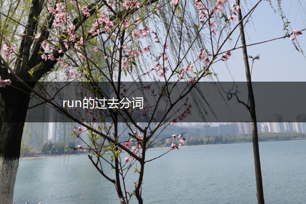 run的过去分词