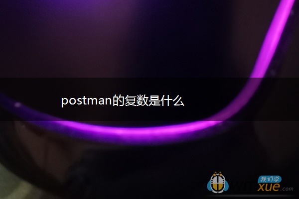postman的复数是什么