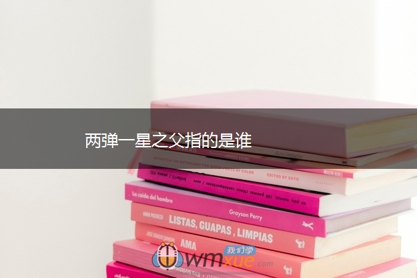 两弹一星之父指的是谁