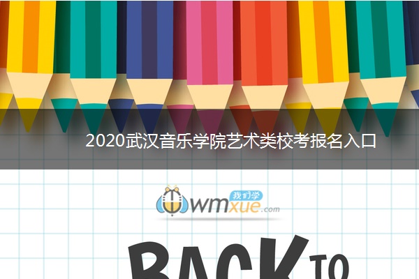 2020武汉音乐学院艺术类校考报名入口