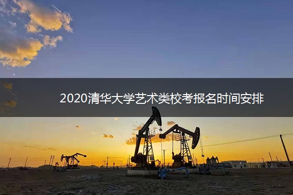 2020清华大学艺术类校考报名时间安排