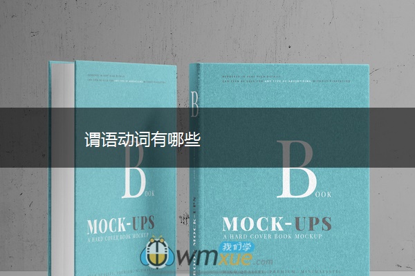 谓语动词有哪些