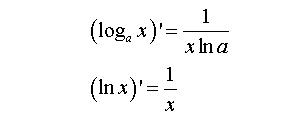 对数求导公式