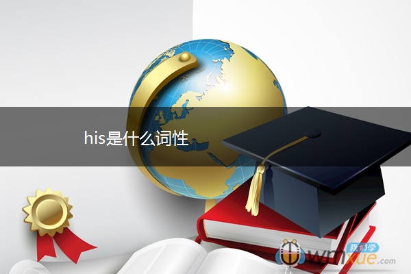 his是什么词性