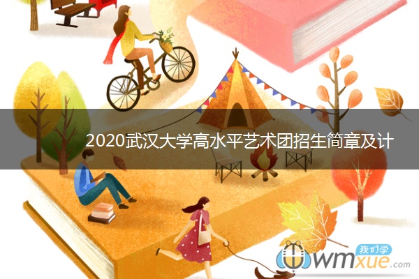 2020武汉大学高水平艺术团招生简章及计划