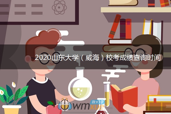 2020山东大学（威海）校考成绩查询时间安排