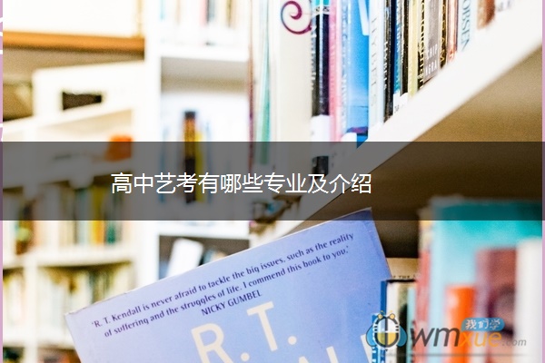 高中艺考有哪些专业及介绍