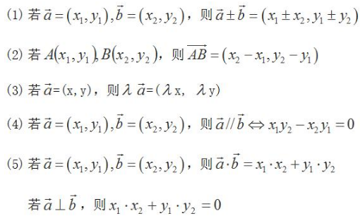 平面向量的坐标运算