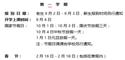 2020西安交通大学寒假开学时间安排