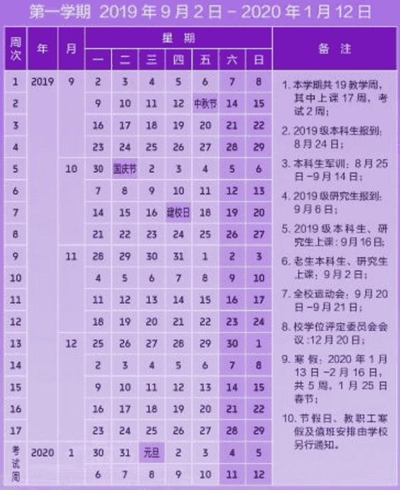 2020天津各大学寒假什么时候开学