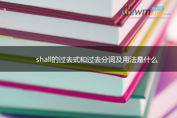 shall的过去式和过去分词及用法是什么