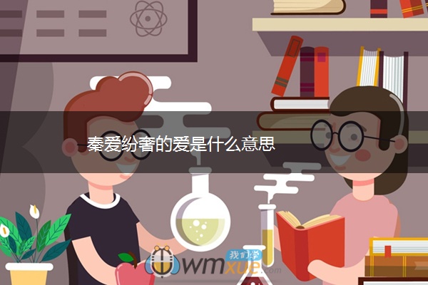 秦爱纷奢的爱是什么意思
