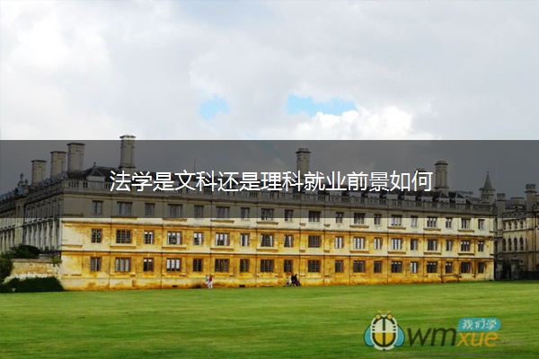法学是文科还是理科就业前景如何