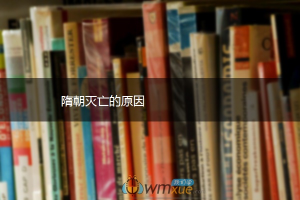 隋朝灭亡的原因