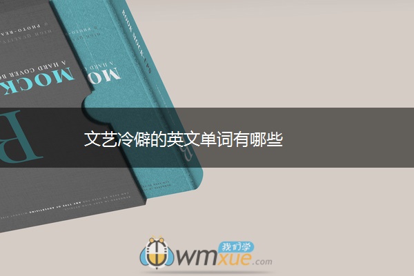 文艺冷僻的英文单词有哪些