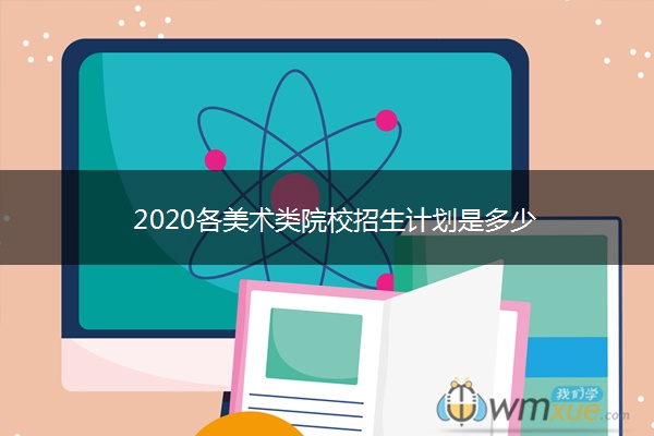 2020各美术类院校招生计划是多少