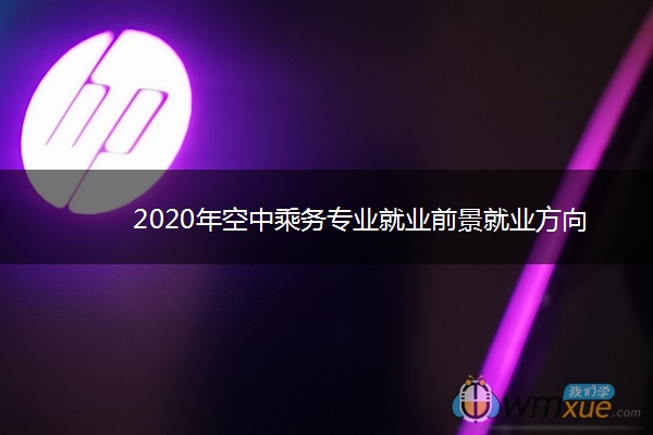 2020年空中乘务专业就业前景就业方向