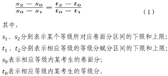 广东新高考等级赋分公式规则