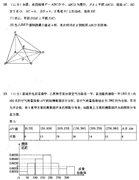 2020河北衡水中学高三文科数学模拟试题