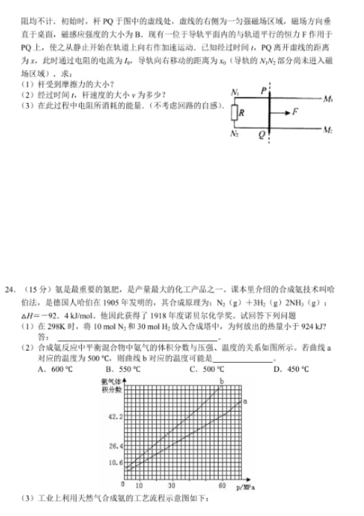 2020年全国高考理综模拟预测试卷