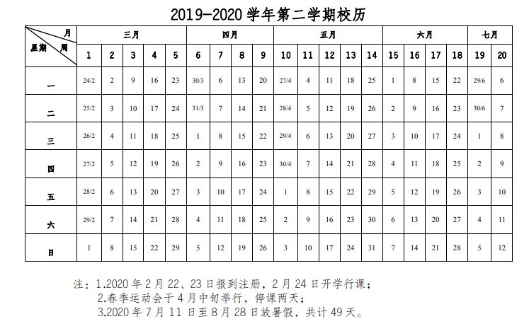 2020年重庆下半年什么时候开学