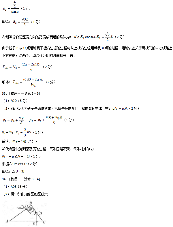 2021全国100所名校卷物理（含答案）