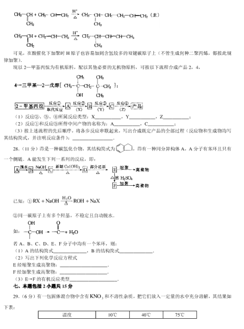 2021年全国高考化学押题密卷