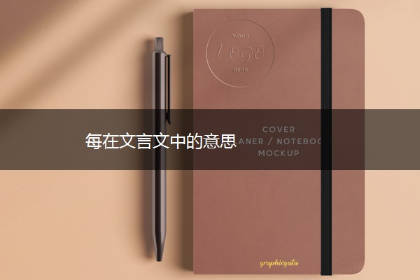 每在文言文中的意思