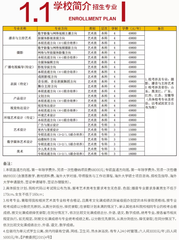 上海立达学院课程表图片