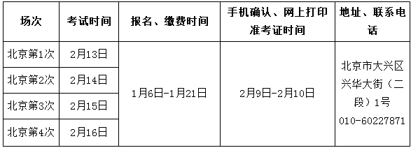 2020北京印刷学院校考报名及考试时间