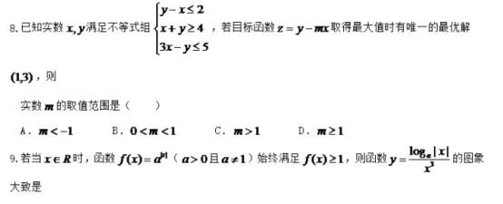 2020年全国高考文科数学预测押题试卷（含答案）