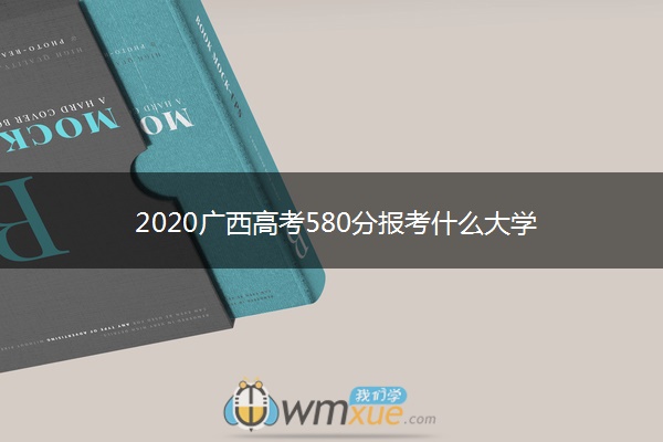 2020广西高考580分报考什么大学